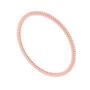 Celeste Full Pave Diamond Eternity Bangle – 2.475 Carats