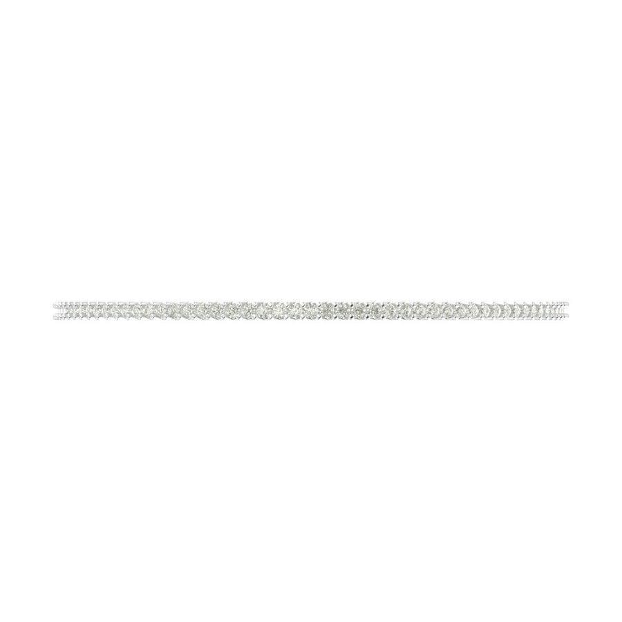 Celeste Full Pave Diamond Eternity Bangle – 2.475 Carats