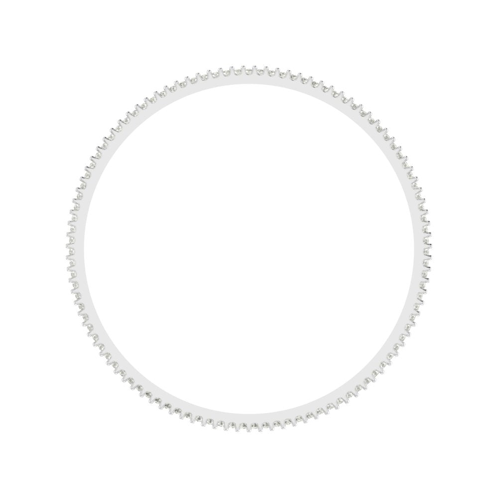 Celeste Full Pave Diamond Eternity Bangle – 2.475 Carats