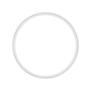 Celeste Full Pave Diamond Eternity Bangle – 2.475 Carats