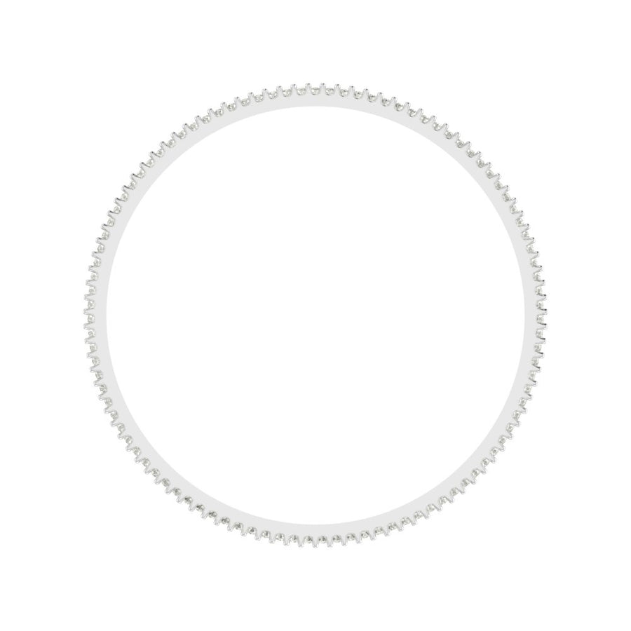 Celeste Full Pave Diamond Eternity Bangle – 2.475 Carats
