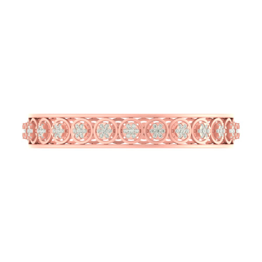 Florence Floral Diamond Cut-Out Bangle – 2.975 Carats