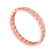 Florence Floral Diamond Cut-Out Bangle – 2.975 Carats