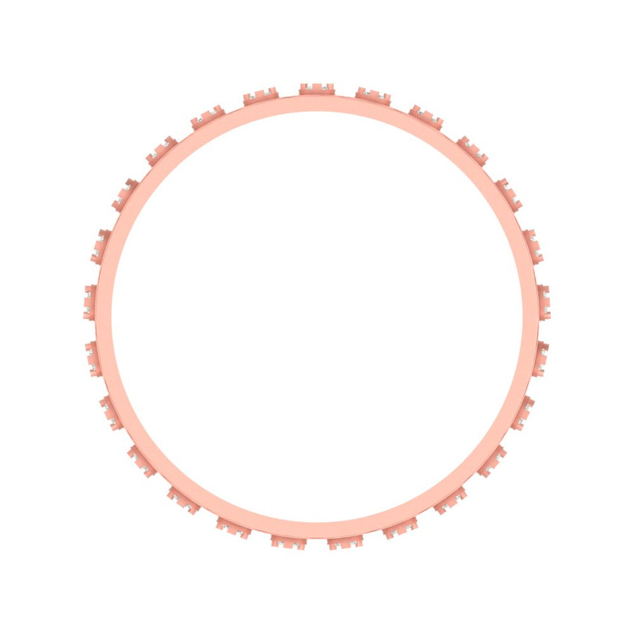 Florence Floral Diamond Cut-Out Bangle – 2.975 Carats