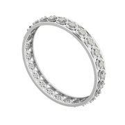 Florence Floral Diamond Cut-Out Bangle – 2.975 Carats