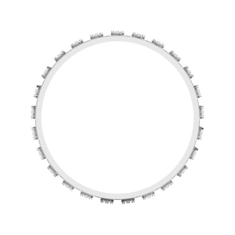 Florence Floral Diamond Cut-Out Bangle – 2.975 Carats