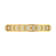 Florence Floral Diamond Cut-Out Bangle – 2.975 Carats