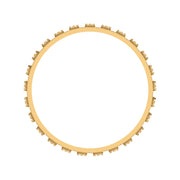 Florence Floral Diamond Cut-Out Bangle – 2.975 Carats