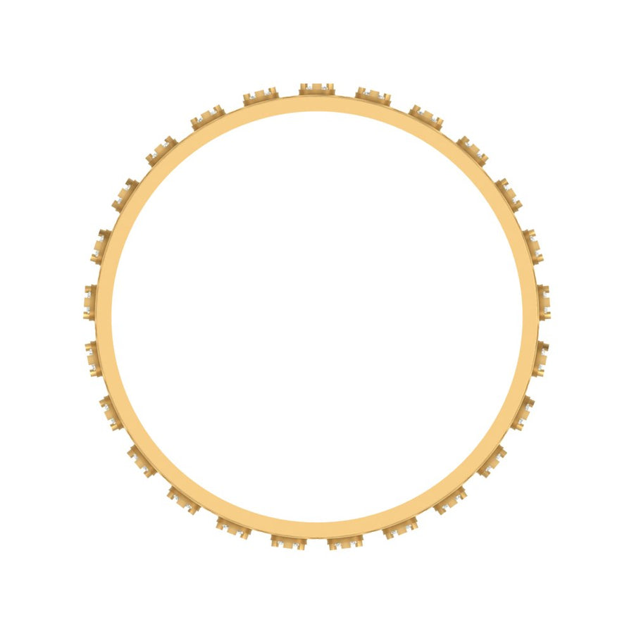 Florence Floral Diamond Cut-Out Bangle – 2.975 Carats
