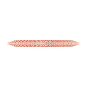 Aurora Geometric Diamond Cuff Fashion Bangle – 4.68 Carats
