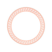 Aurora Geometric Diamond Cuff Fashion Bangle – 4.68 Carats