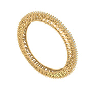 Aurora Geometric Diamond Cuff Fashion Bangle – 4.68 Carats