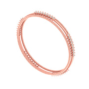 Astra Double Row Flexible Diamond Bangle – 2.34 Carats