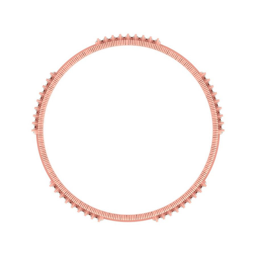 Astra Double Row Flexible Diamond Bangle – 2.34 Carats