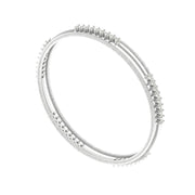 Astra Double Row Flexible Diamond Bangle – 2.34 Carats
