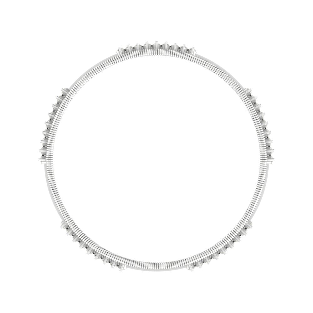 Astra Double Row Flexible Diamond Bangle – 2.34 Carats