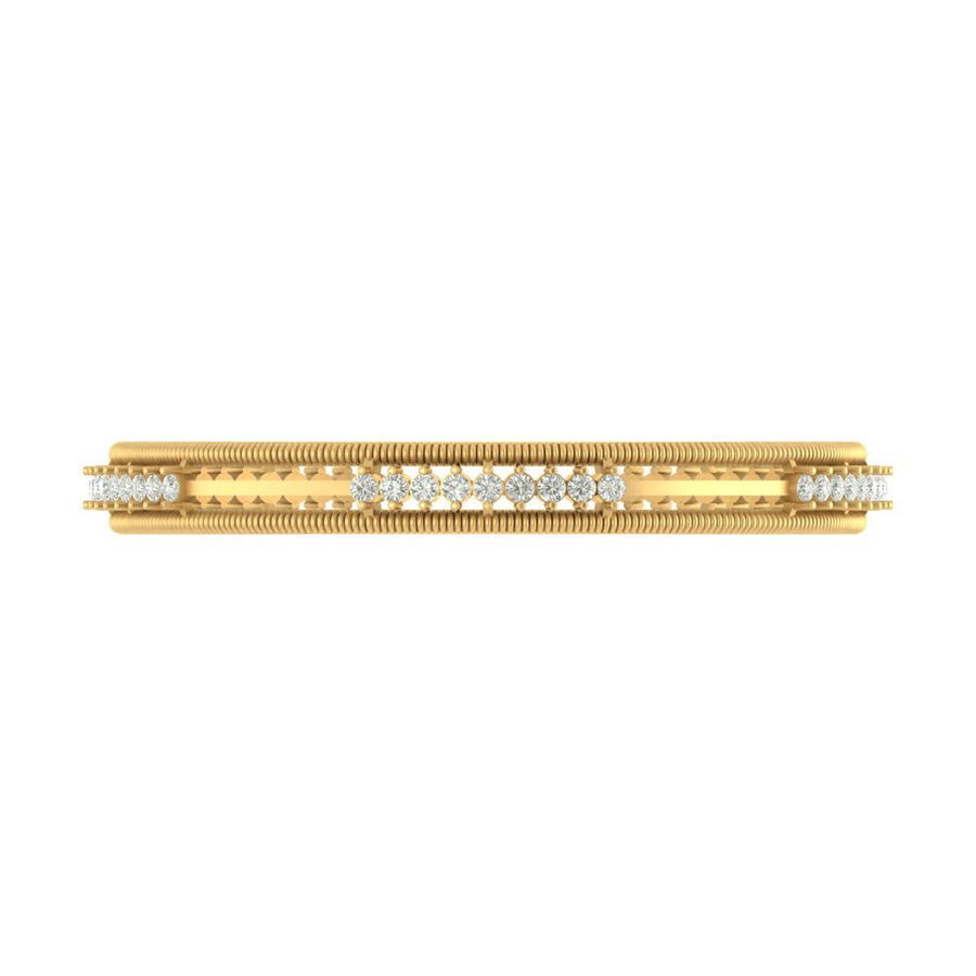 Astra Double Row Flexible Diamond Bangle – 2.34 Carats