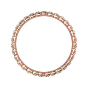 Celeste Cluster Eternity Diamond Bangle – 3.81 Carats