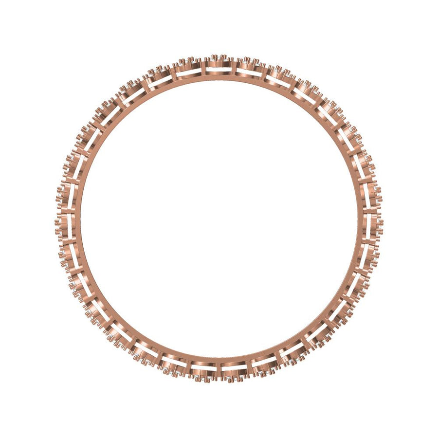 Celeste Cluster Eternity Diamond Bangle – 3.81 Carats