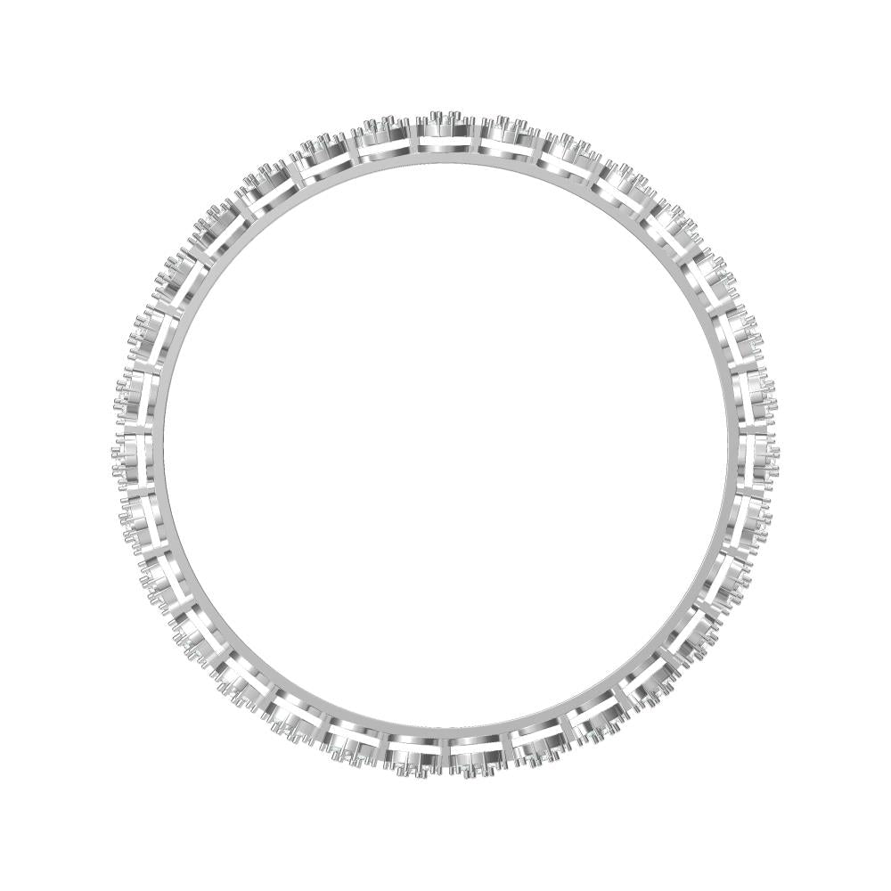 Celeste Cluster Eternity Diamond Bangle – 3.81 Carats