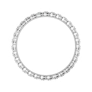 Celeste Cluster Eternity Diamond Bangle – 3.81 Carats