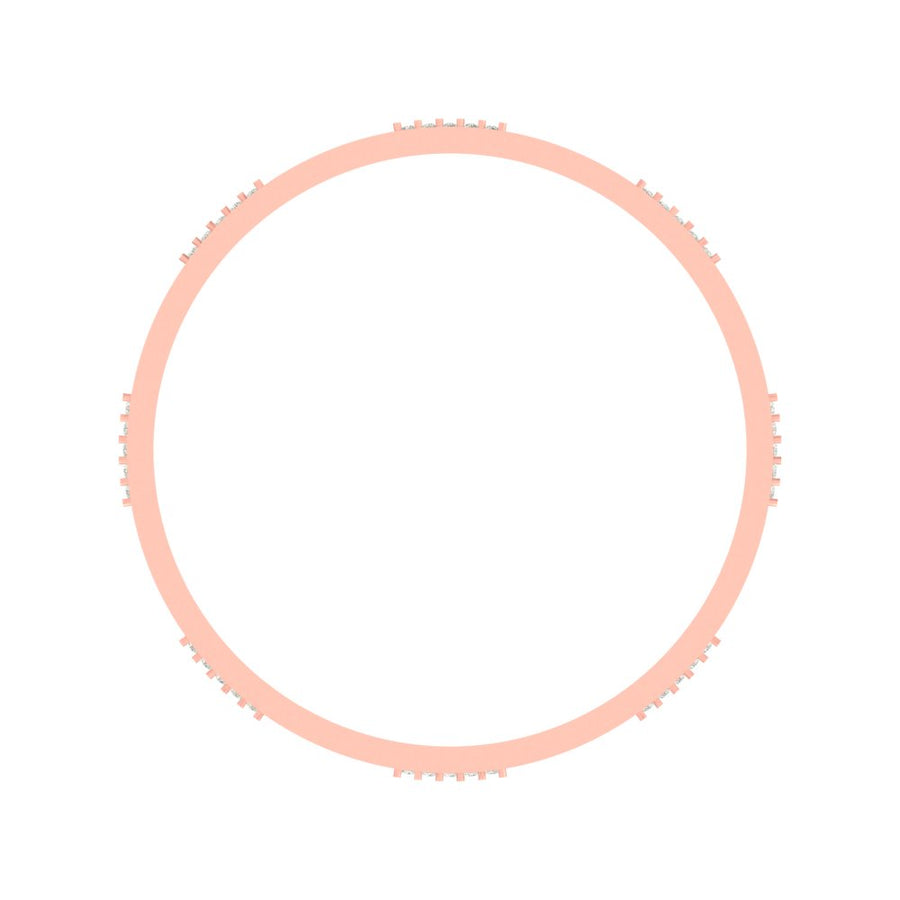 Astra – 2.32 CT Lab-Grown Diamond Designer Bangle in 14K/18K Gold