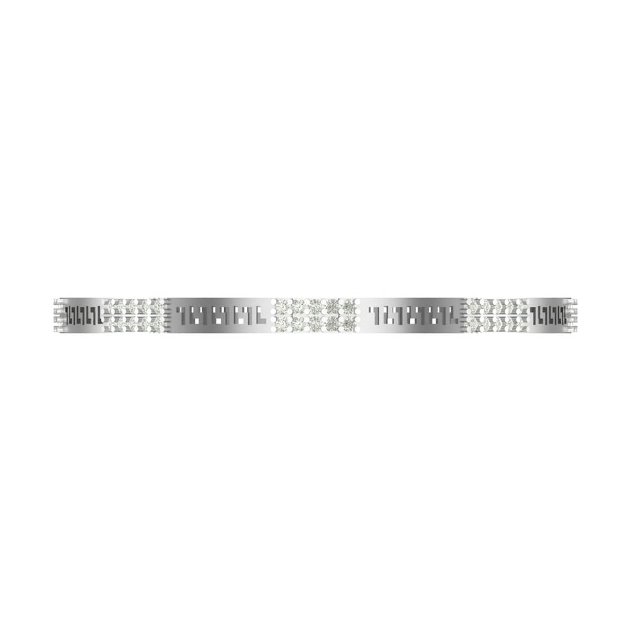 Astra – 2.32 CT Lab-Grown Diamond Designer Bangle in 14K/18K Gold