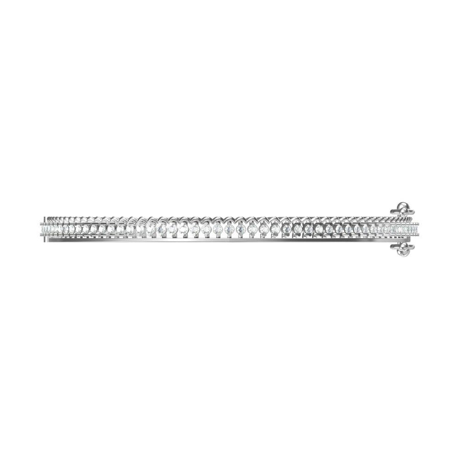 Eterna – 1.39 CT Lab-Grown Diamond Line Bangle in 14K/18K Gold
