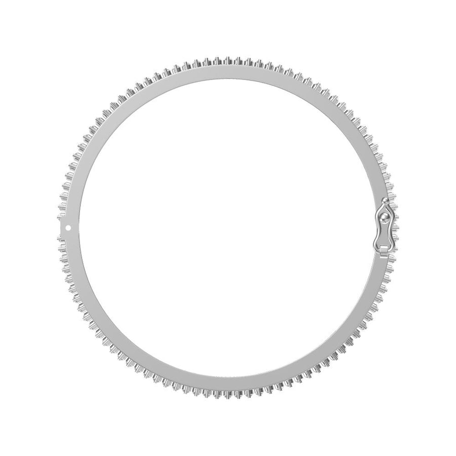 Eterna – 1.39 CT Lab-Grown Diamond Line Bangle in 14K/18K Gold