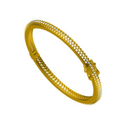 Eterna – 1.39 CT Lab-Grown Diamond Line Bangle in 14K/18K Gold