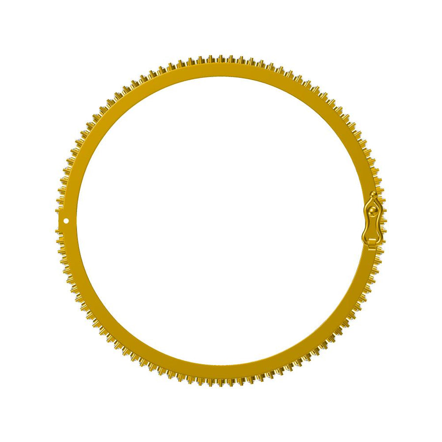 Eterna – 1.39 CT Lab-Grown Diamond Line Bangle in 14K/18K Gold