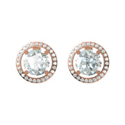Convertible 3-in-1 Halo Diamond Earrings 4.432 cts