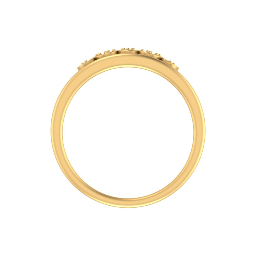 Lotus Tiara Ring – Crown-Inspired Band