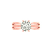 Celeste Solitaire Ring – 1.55 ct Lab Grown Diamond in Yellow or White Gold