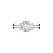 Celeste Solitaire Ring – 1.55 ct Lab Grown Diamond in Yellow or White Gold