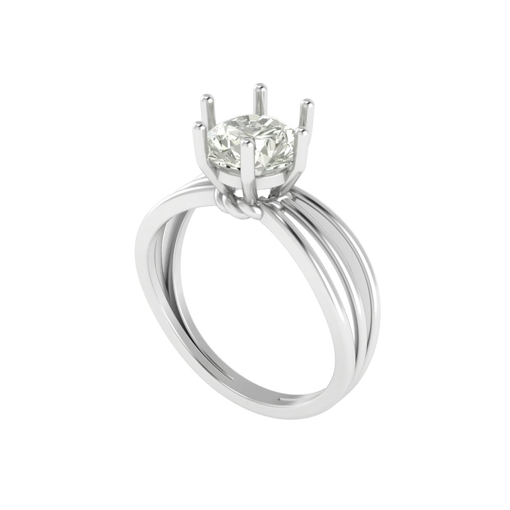 Celeste Solitaire Ring – 1.55 ct Lab Grown Diamond in Yellow or White Gold