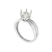 Celeste Solitaire Ring – 1.55 ct Lab Grown Diamond in Yellow or White Gold