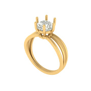 Celeste Solitaire Ring – 1.55 ct Lab Grown Diamond in Yellow or White Gold
