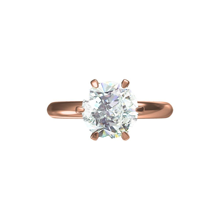 Celeste Solitaire Engagement Ring – 4.04 ct