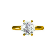 Celeste Solitaire Engagement Ring – 4.04 ct