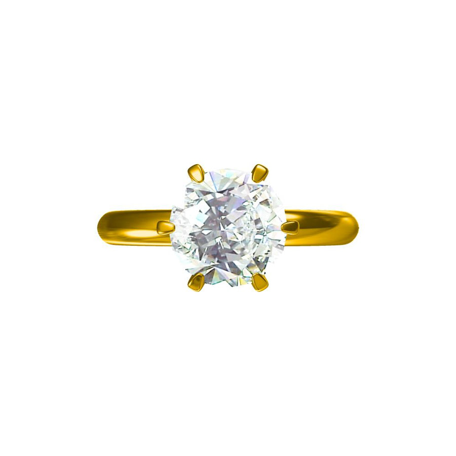 Celeste Solitaire Engagement Ring – 4.04 ct