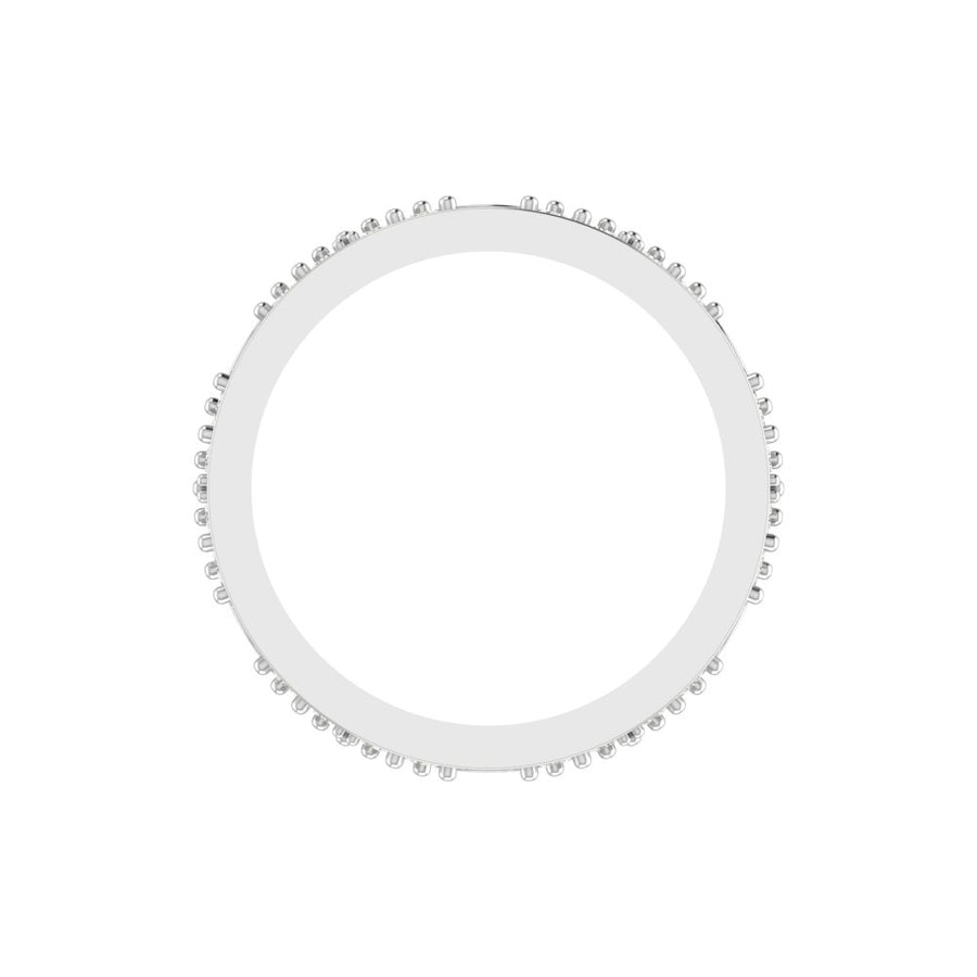 Unique Pave Diamond and Oval Design Ring