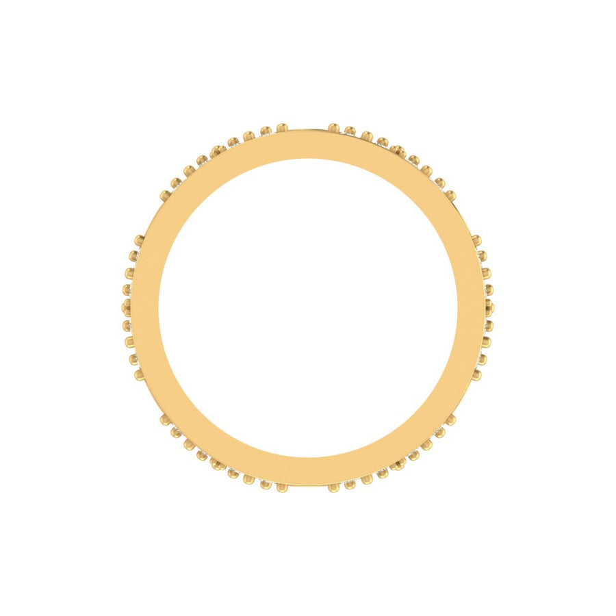 Unique Pave Diamond and Oval Design Ring