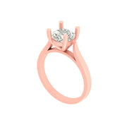 Classic 1.50 Carat Lab Grown Round Diamond Solitaire Ring in Gold
