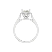 Classic 1.50 Carat Lab Grown Round Diamond Solitaire Ring in Gold
