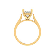 Classic 1.50 Carat Lab Grown Round Diamond Solitaire Ring in Gold