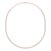 Elegant Dual-Tone Diamond Necklace| 10.780 carats with IGI Certified