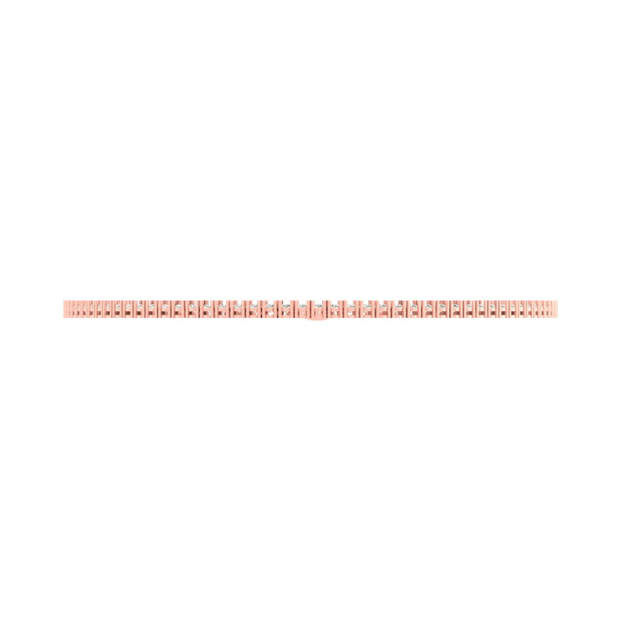 Elegant Dual-Tone Diamond Necklace| 10.780 carats with IGI Certified