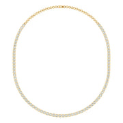 Elegant Dual-Tone Diamond Necklace| 10.780 carats with IGI Certified