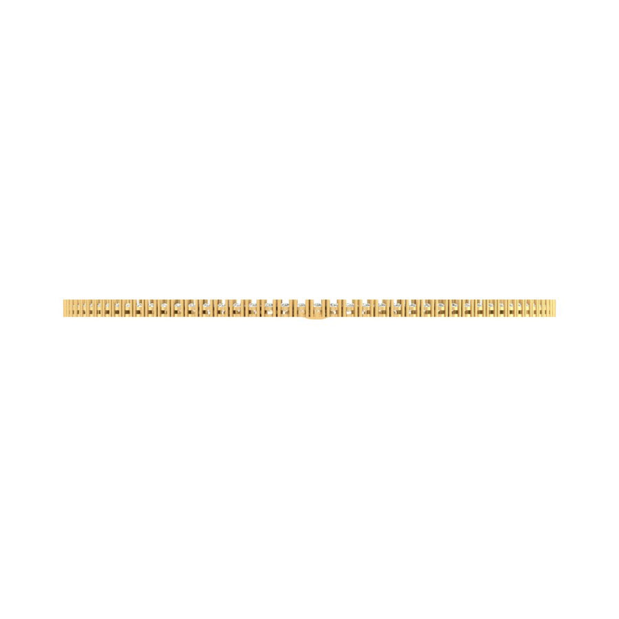 Elegant Dual-Tone Diamond Necklace| 10.780 carats with IGI Certified